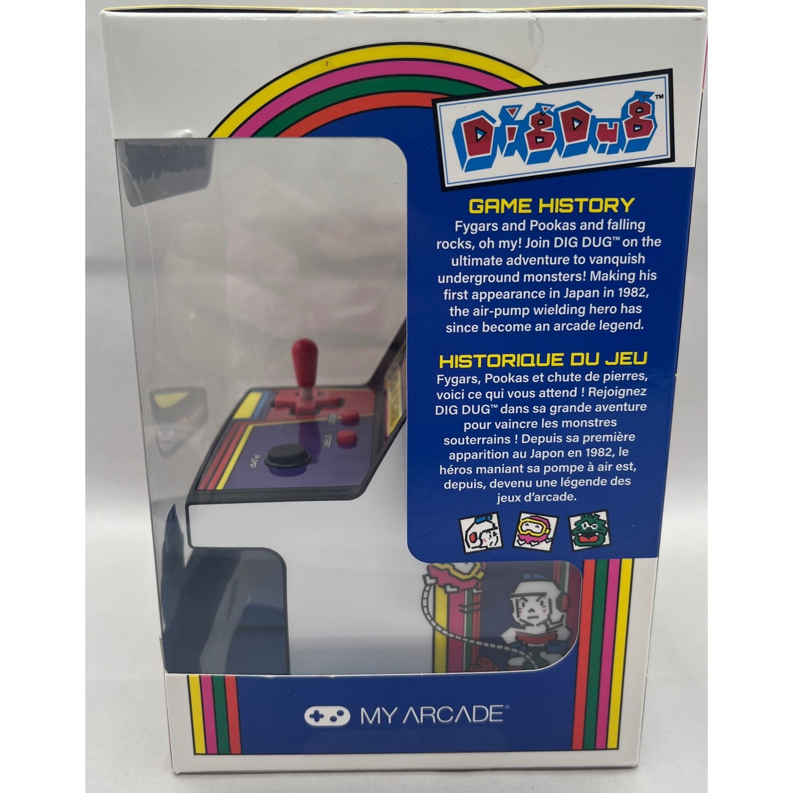 My Arcade Dig Dug Micro Player Retro Arcade Machine DGUNL-3221 New in Box