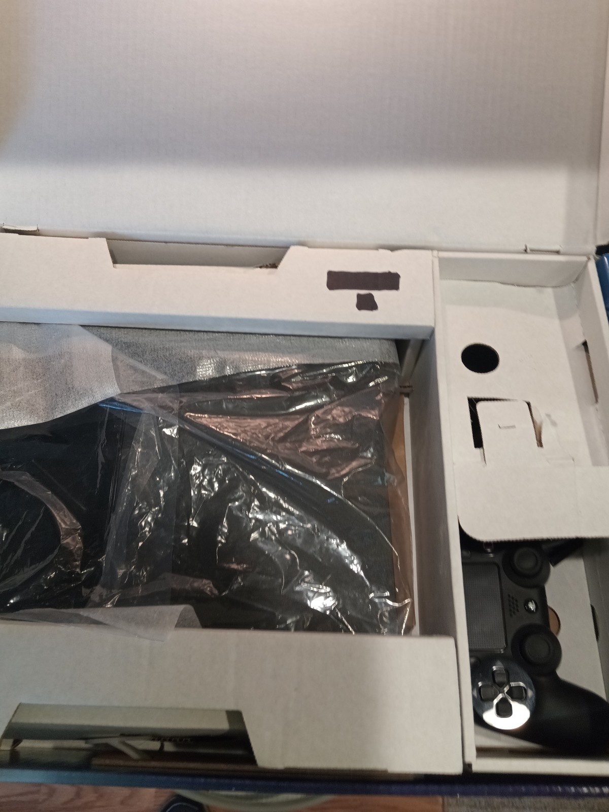 Sony Playstation 4 500GB Black Console PS4 W/ Controller & Cords Tested Inbox