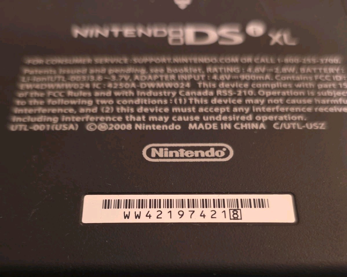 🔥Nintendo DSi XL Midnight Blue Bundle 2 Games Tested Works Stylus🔥