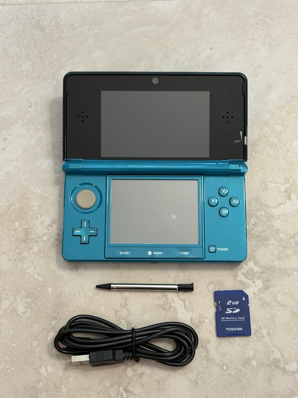Nintendo 3DS Console Blue Edition With Charger US SELLER Read Description