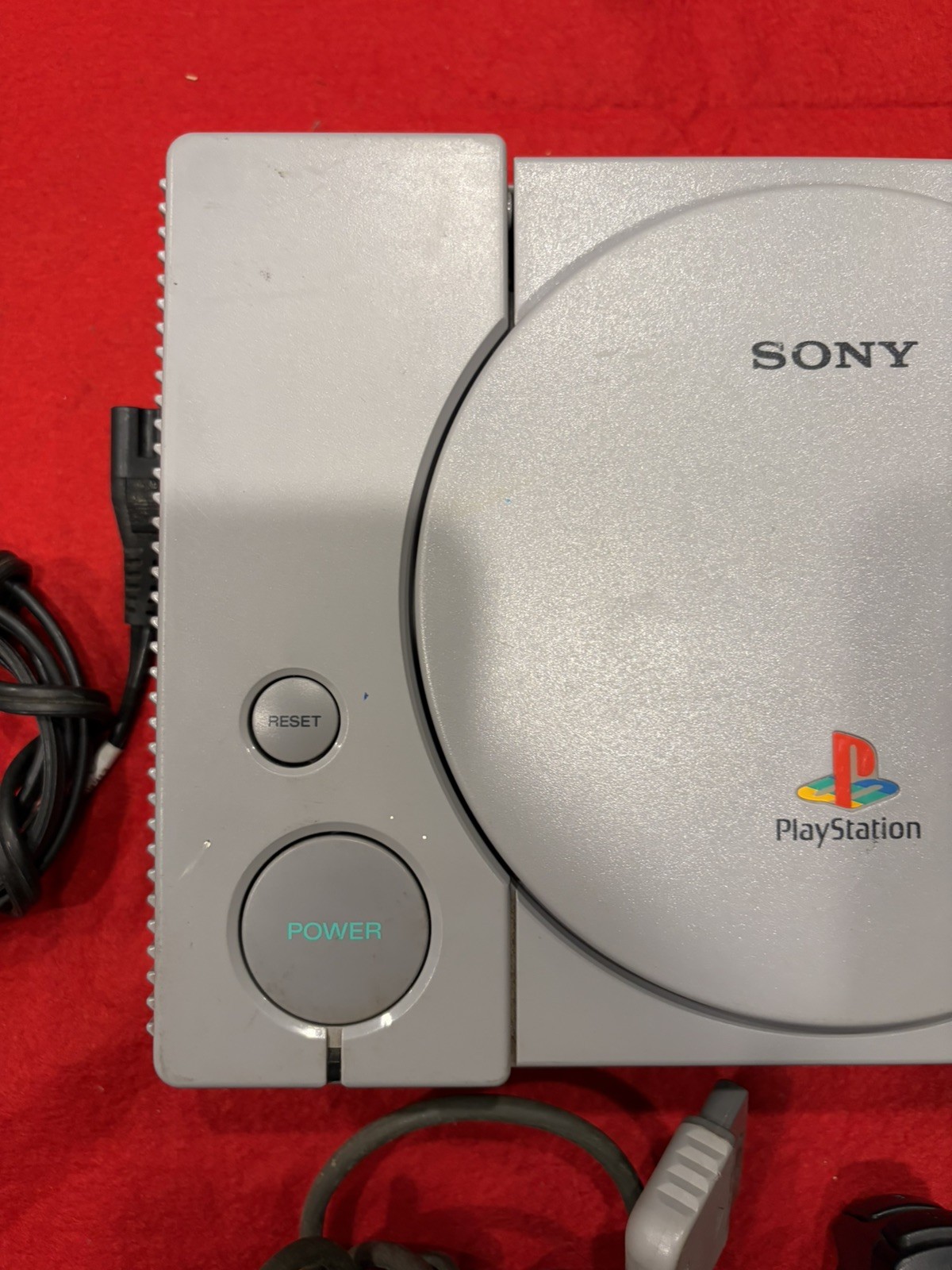 SONY PS1 Playstation 1 with 2 controller, 1 Game and power cable, Tested