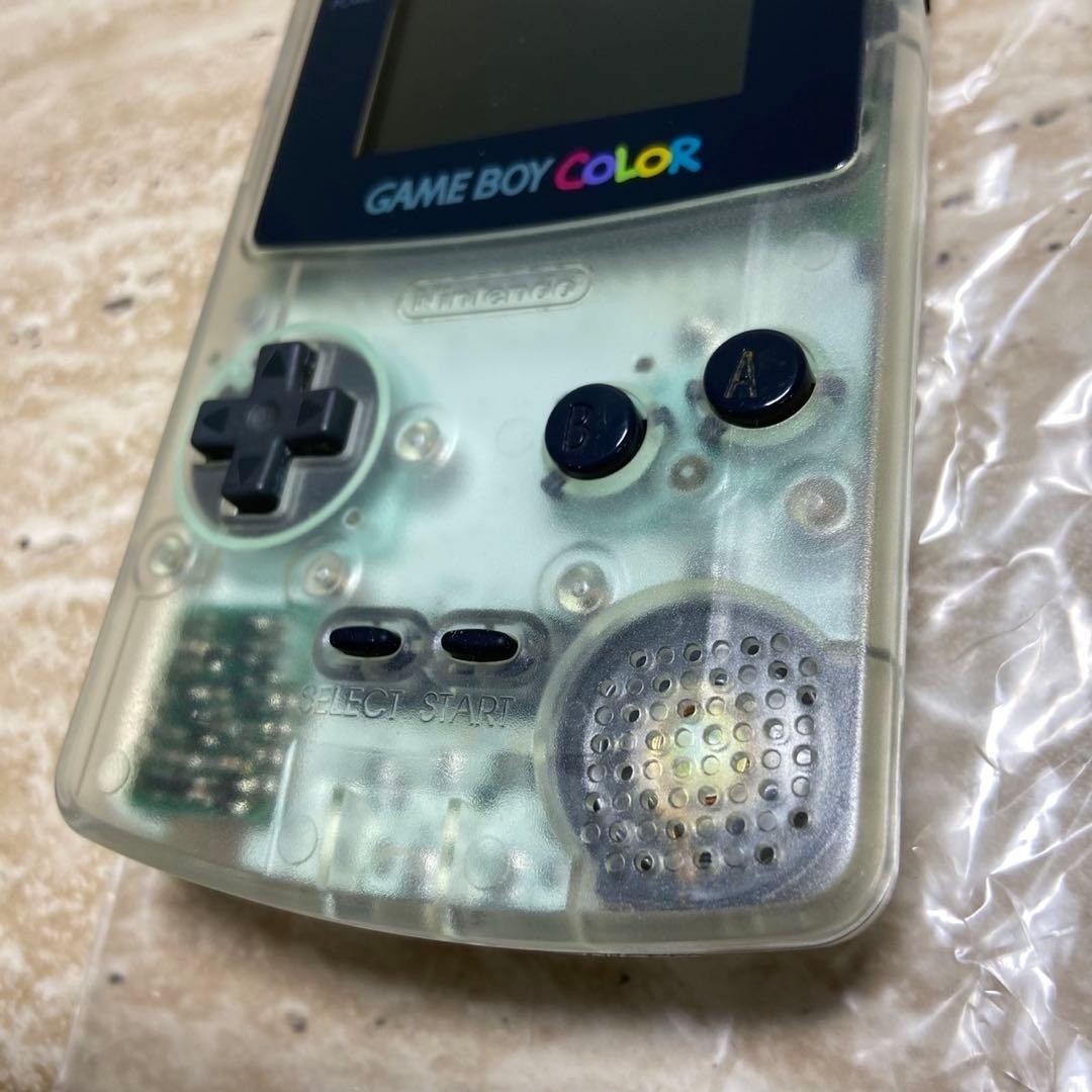 Nintendo Game Boy Color Clear CGB-001 Complete in Box Near Mint 7019