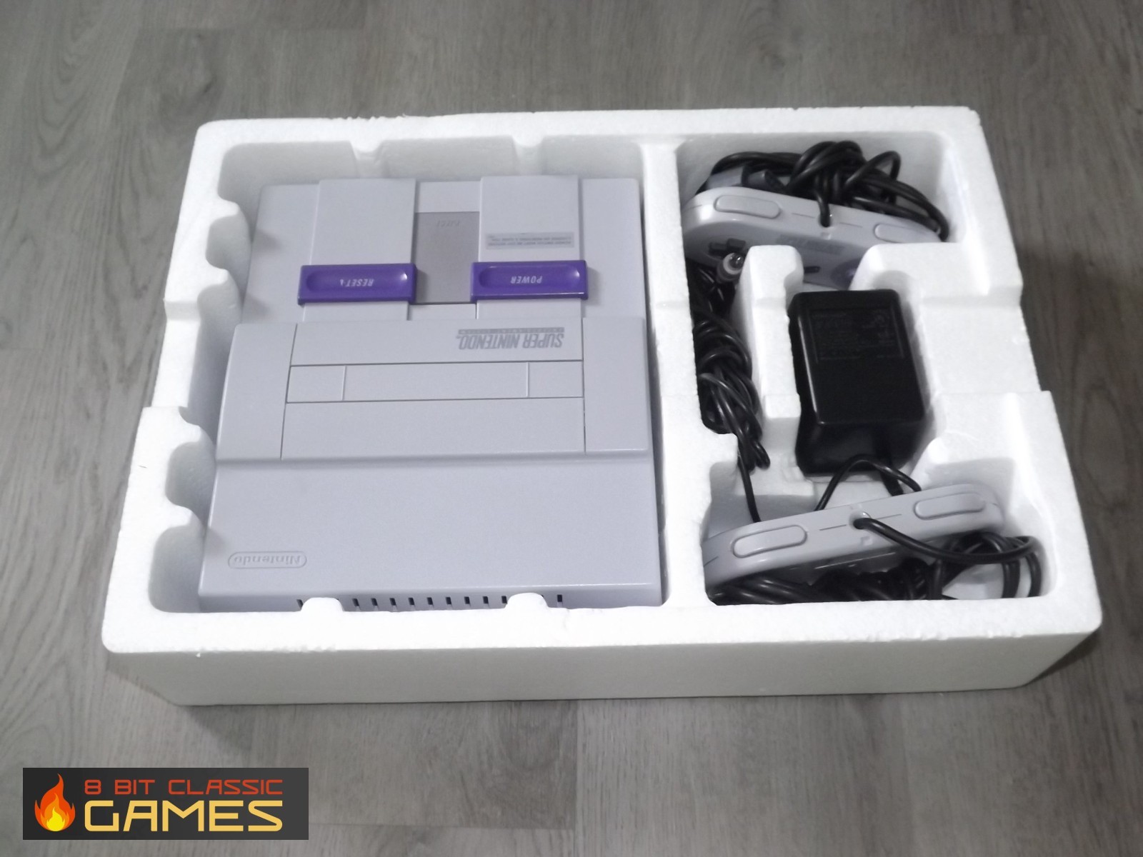 Super Nintendo SNES System Mario World Bundle in BOX – FAST SHIPPING! 68W