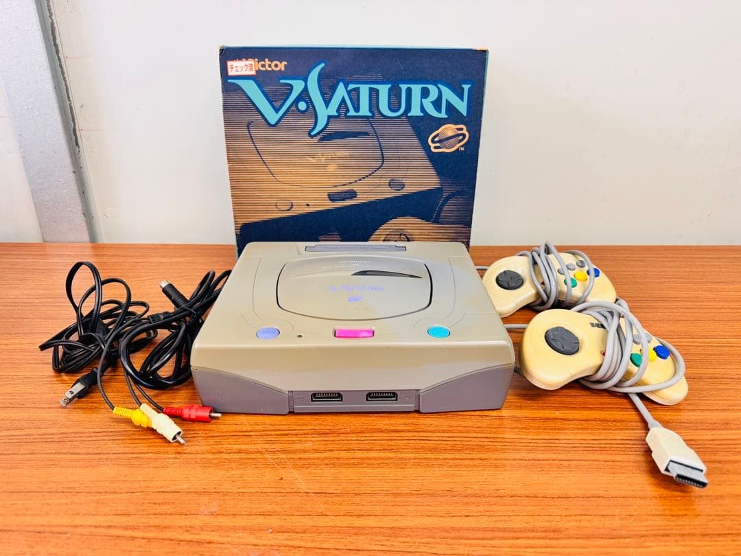 VICTOR V SATURN Console RG-JX2 Tested System «NTSC-J» Game Tested Good