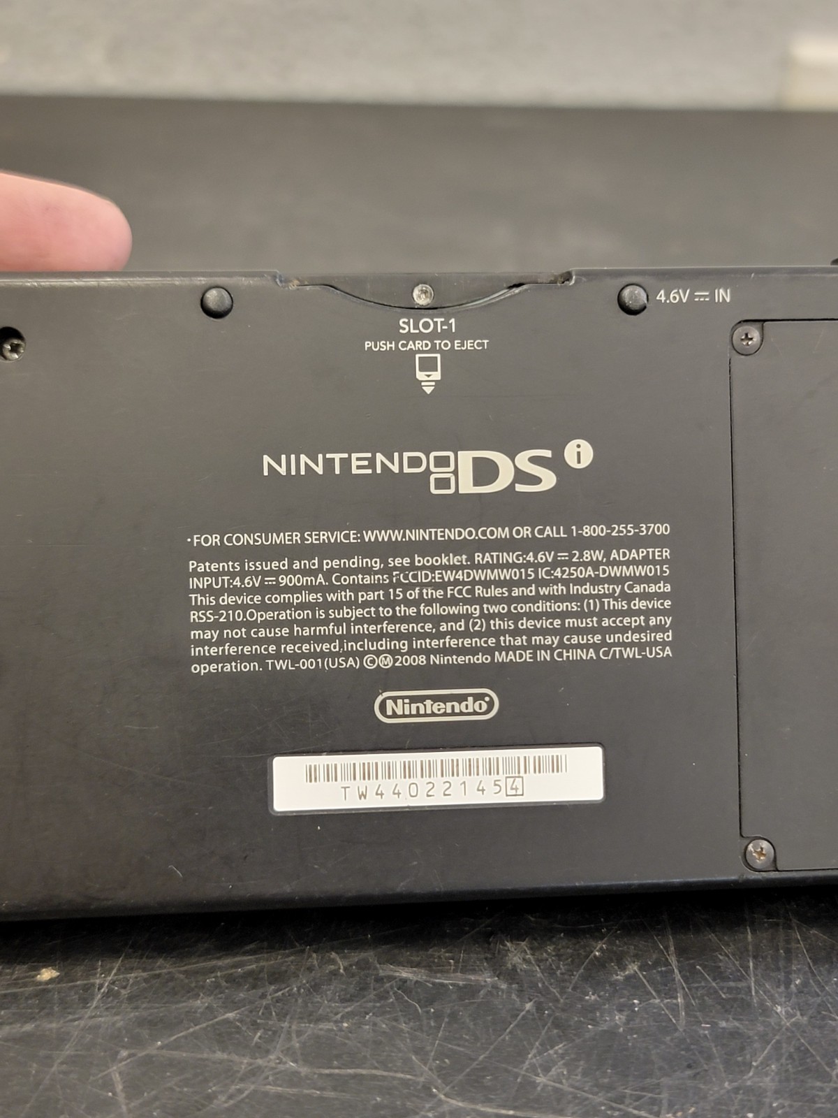 Nintendo DSi Console Black – Tested Working TWL-001