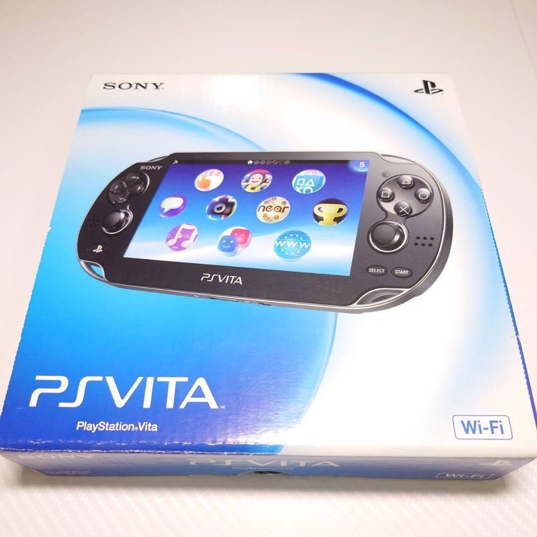 Sony PlayStation Vita PCH-1000 Crystal Black Complete in Box Excellent 7071