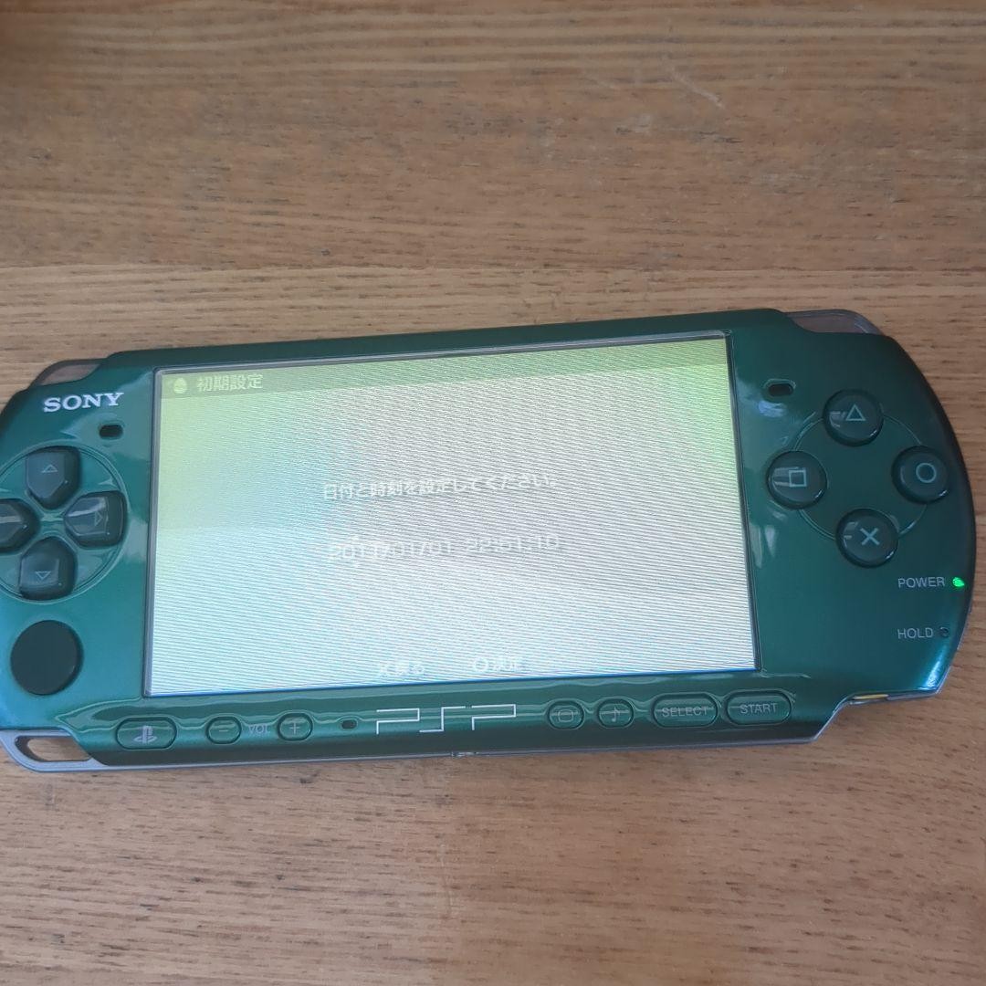 Sony PSP-3000 Spirited Green Console Tested Working Region Free Handheld