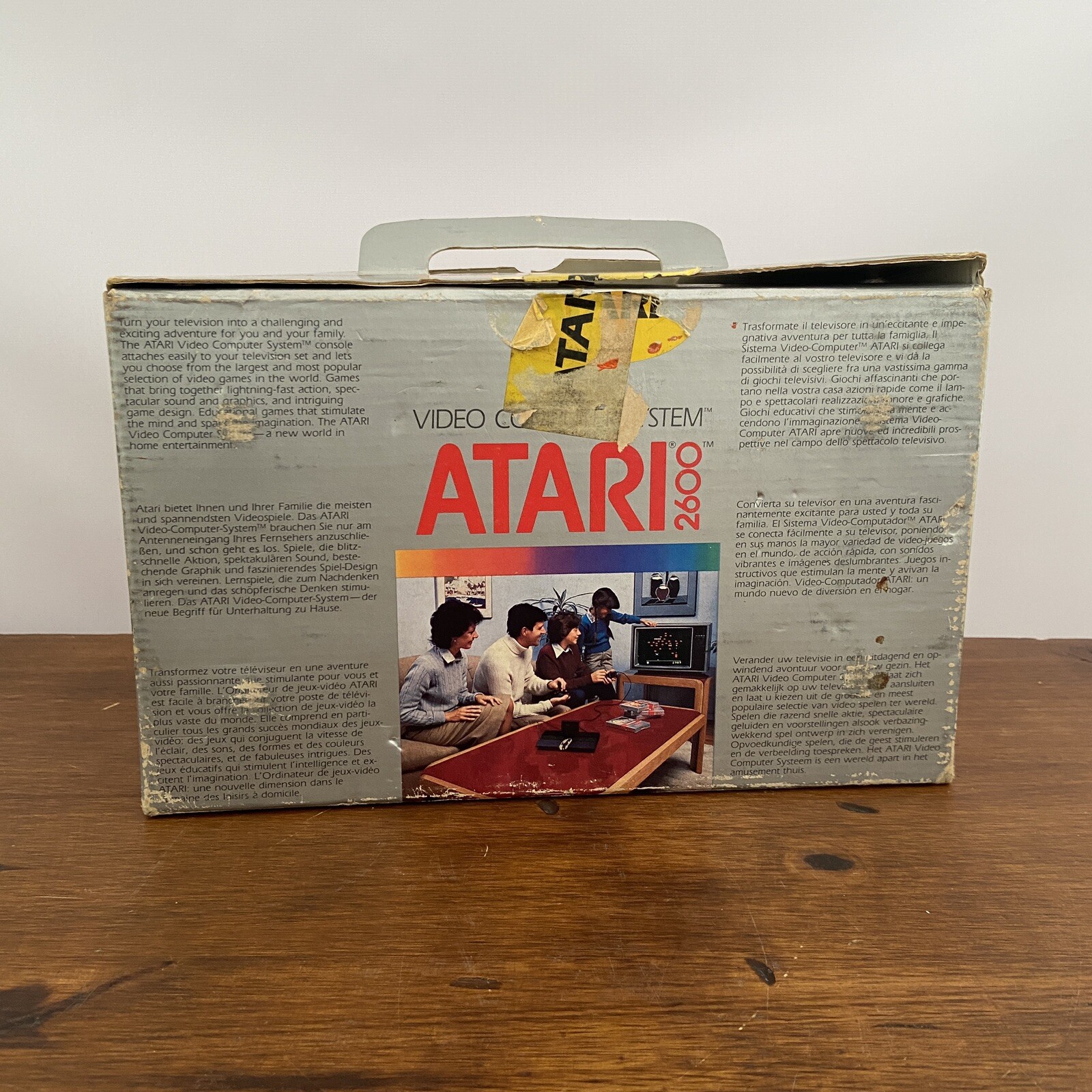 RARE Atari 2600 PAL Video Game System in box