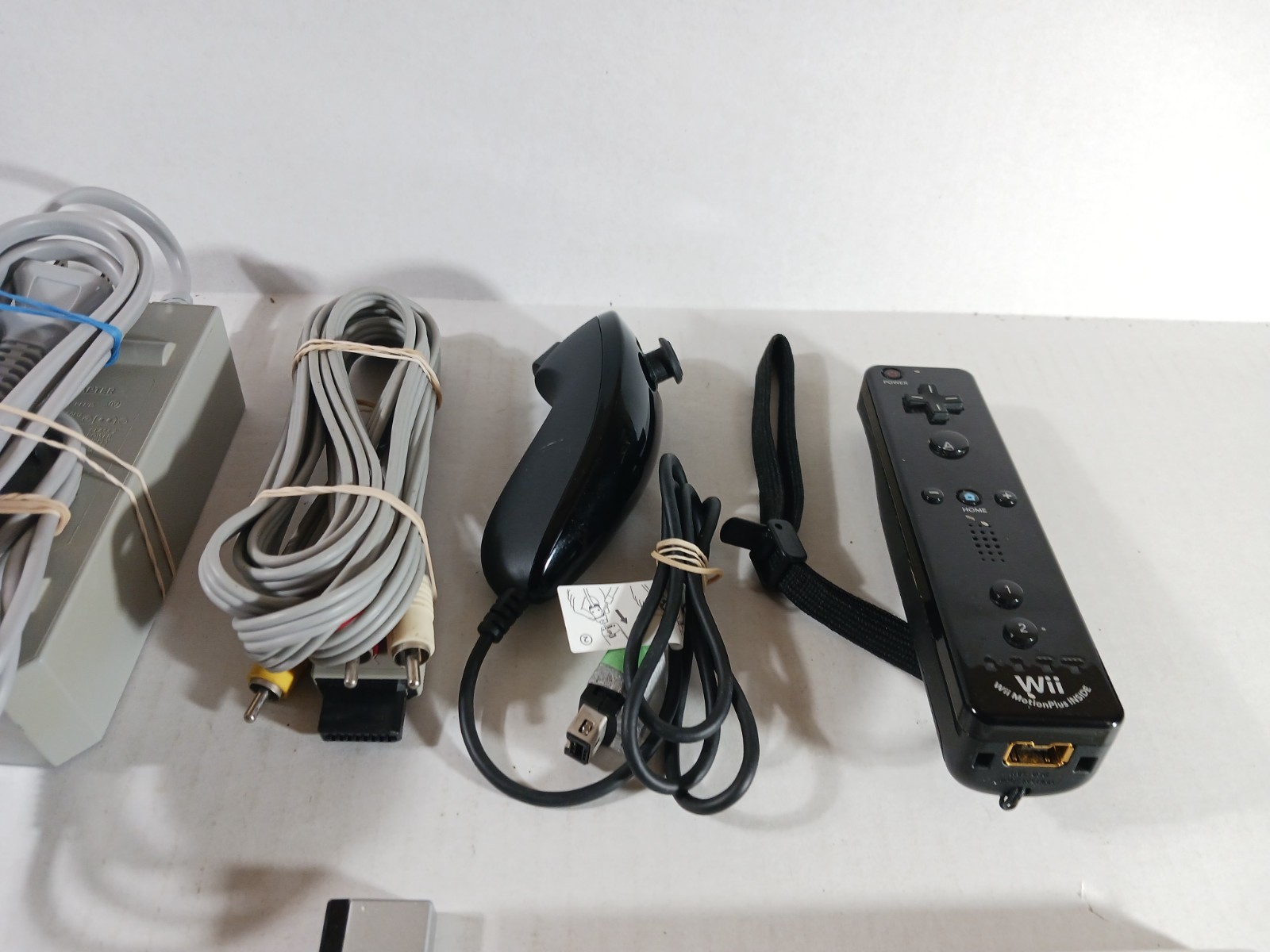 Nintendo Wii Black Console Bundle Full Set Motion Plus Lego Star Wars Tested OEM