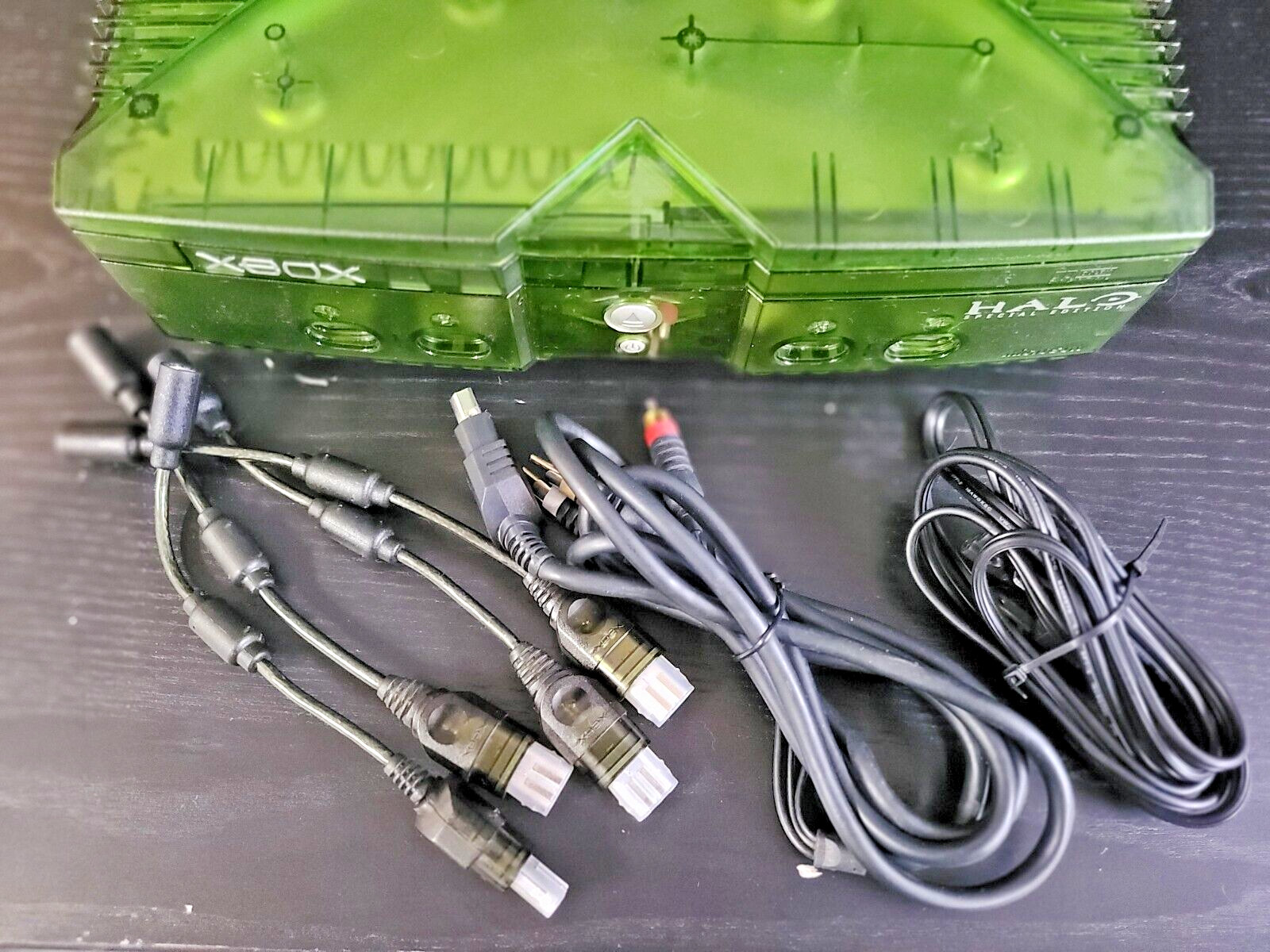 Original Xbox Halo Edition – 4x Controllers – Halo 2 Limited – Tested Perfect