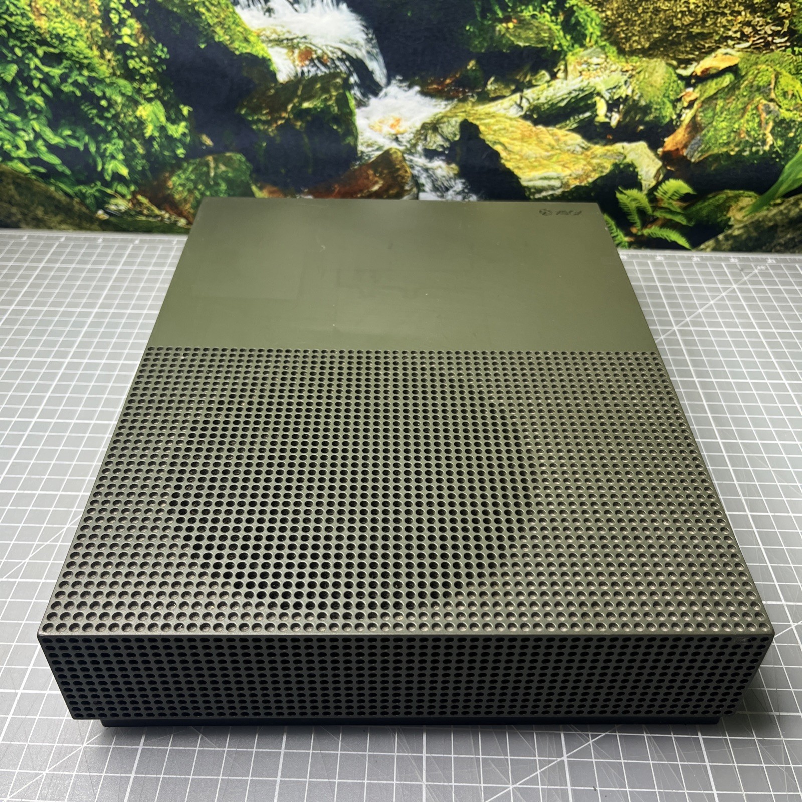 Microsoft Xbox One S 1TB Console Gaming System Works And Reset Military Green