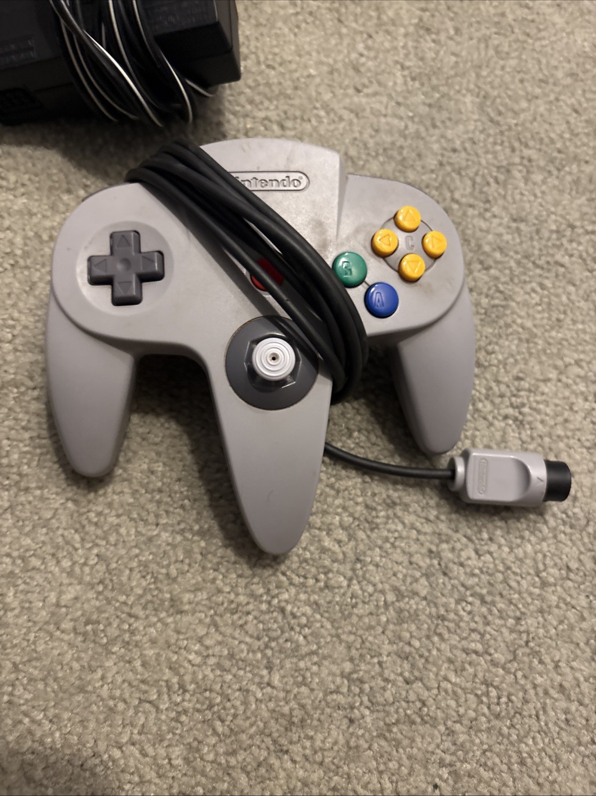 Nintendo 64 System Home Console – Charcoal Gray Tested