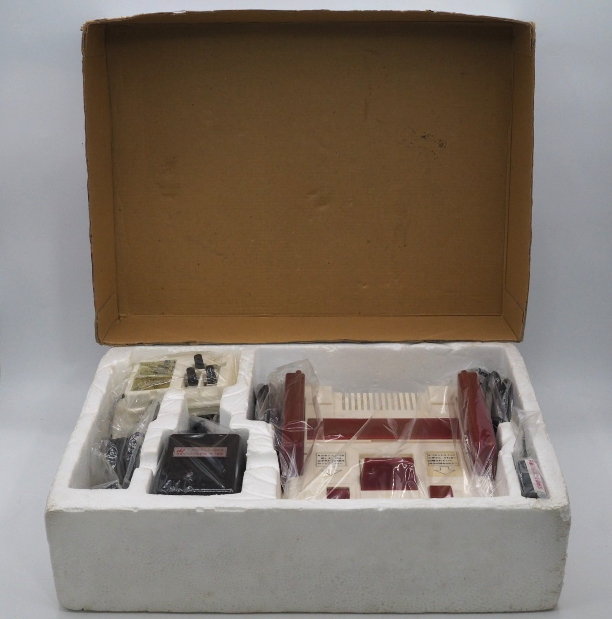 Nintendo Famicom + Disk system Console Boxed Belt Replaced Tested w/ Mario games