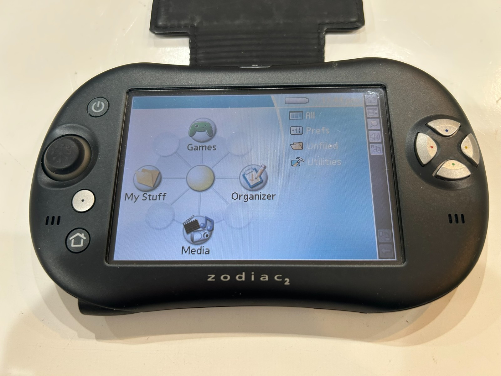 Tapwave Zodiac 2 w OEM AC Adapter and New Hard Metal Carrying Case + Earbuds #2