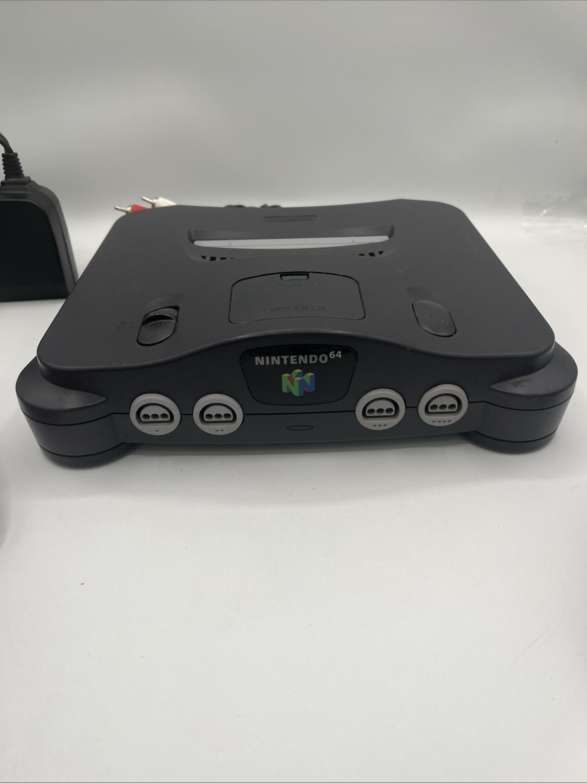 Nintendo 64 Console Atomic Purple Controller Bundle w/ Game & 4 🎮 *Tested*