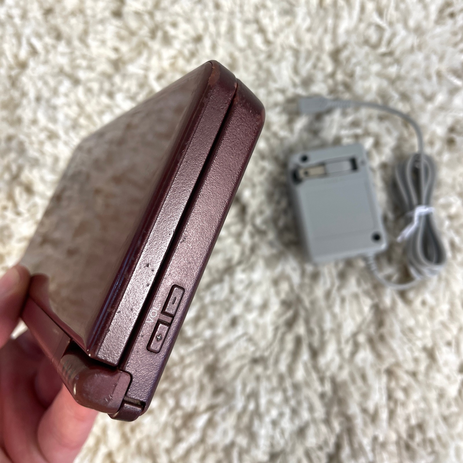 Nintendo DSi XL Red Burgundy Handheld Console System UTL-001 Tested