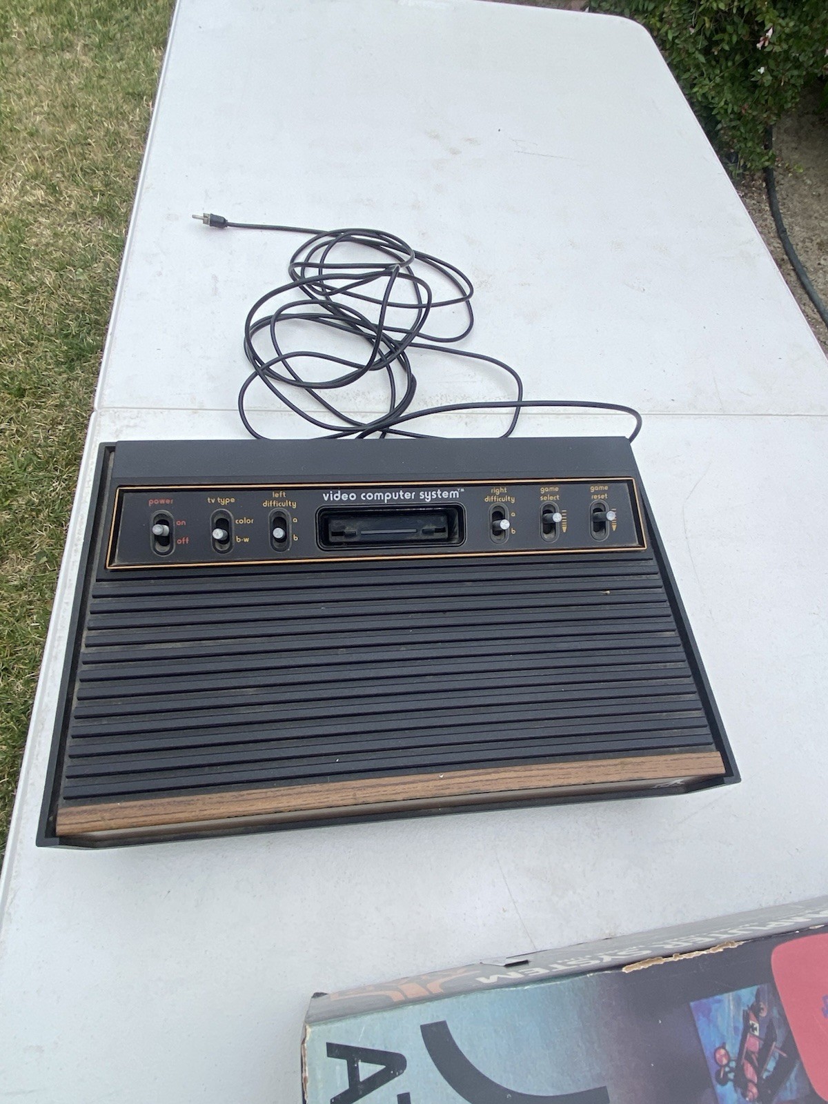 Vintage Atari CX-2600A Console Video Computer System W/ Box And Games