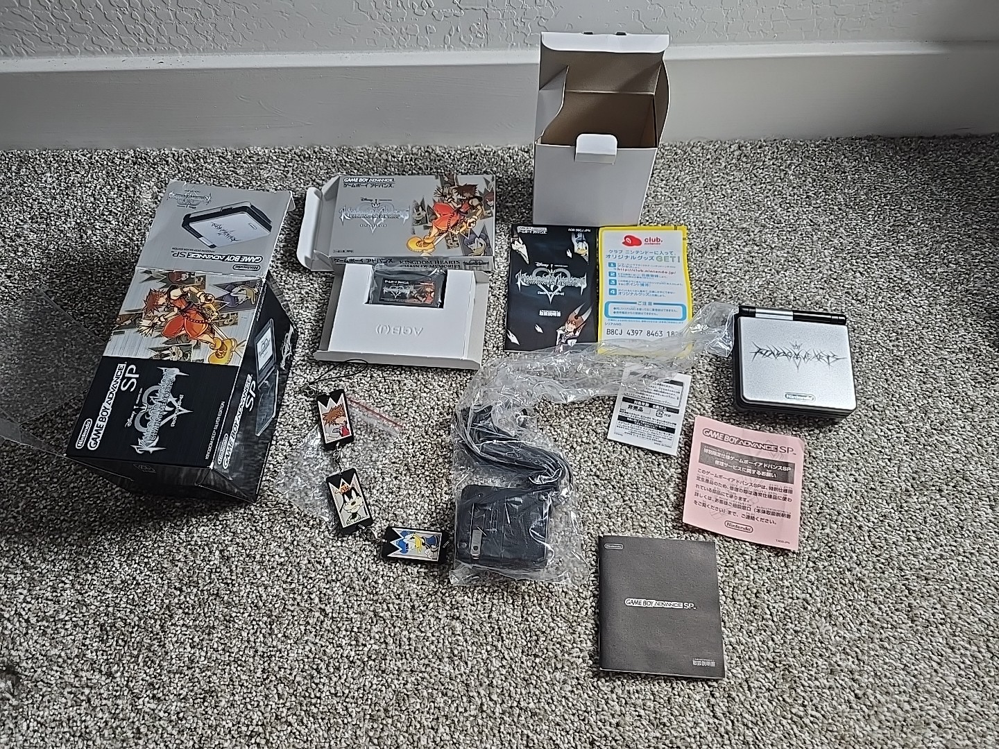 Game Boy Advance SP Hearts Chains of Memories Edition Complete – MINT