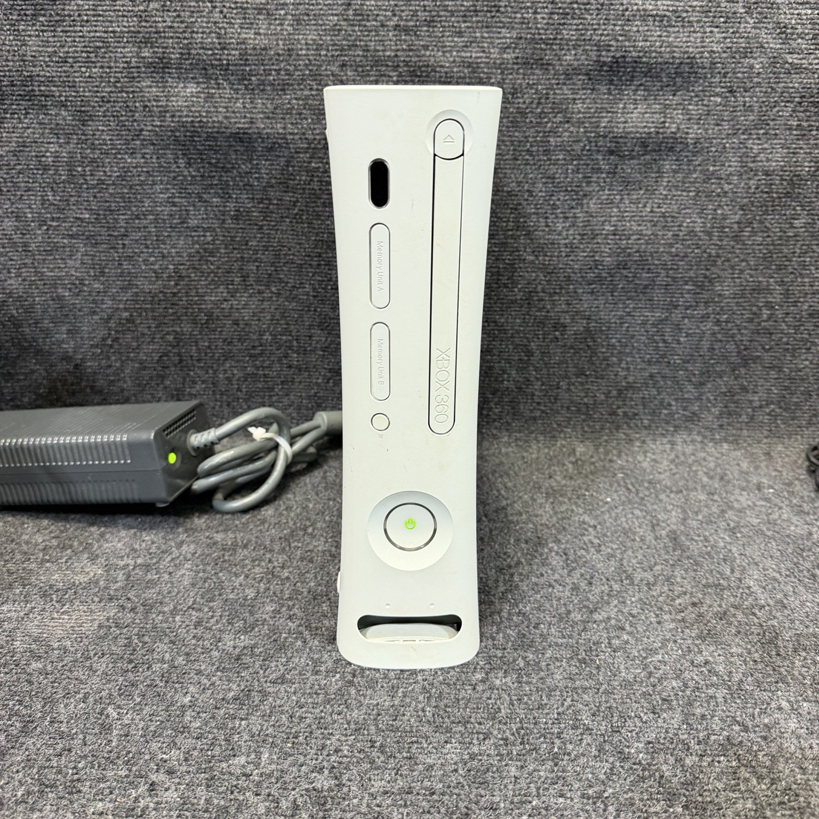 Microsoft Xbox 360 Fat White Console For Parts/Repair Disc Read Error No HD 1007
