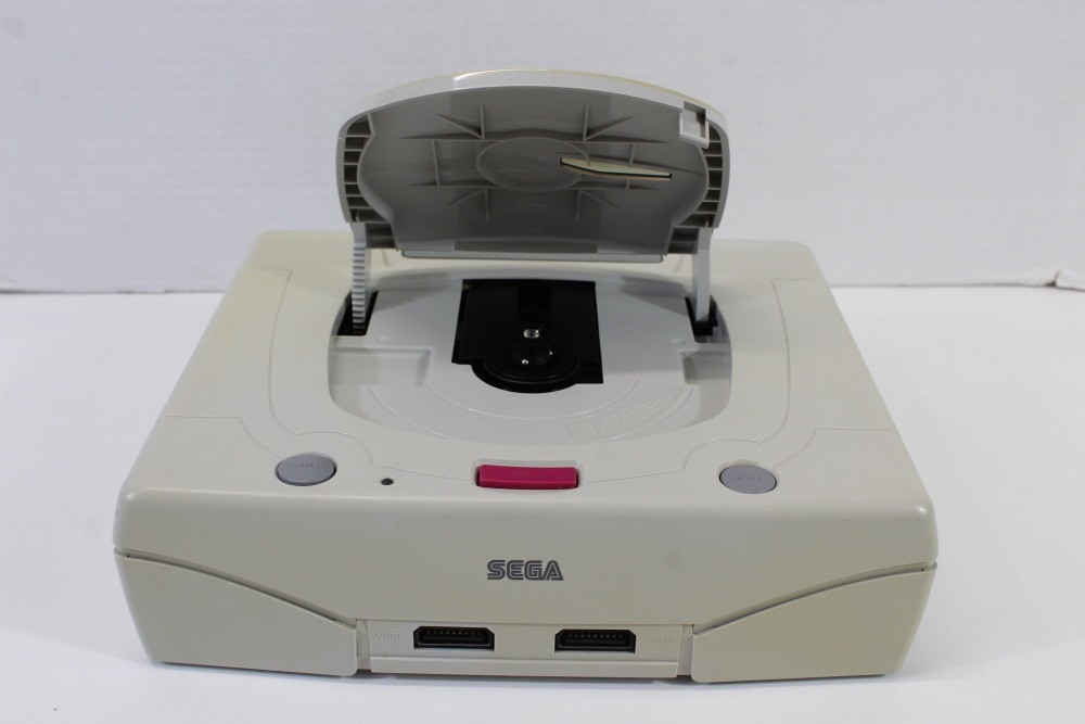 SEGA Saturn White Console Controller x2 AC AV HST-3220 SS JP Japan WORKING #6