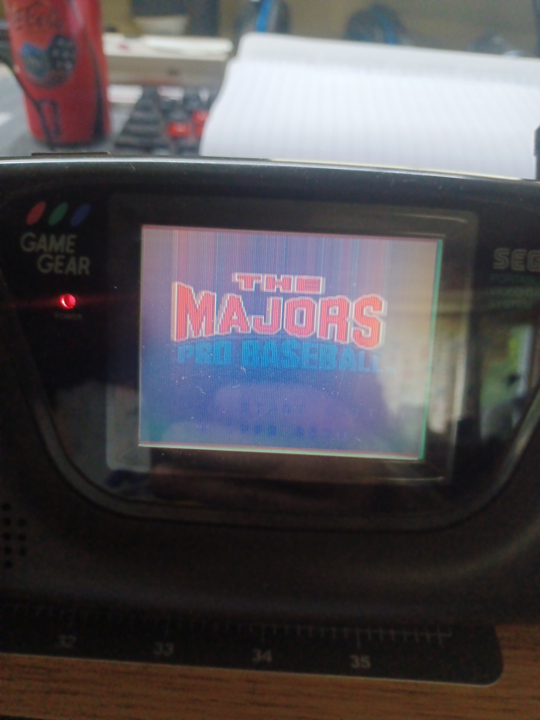 SEGA Game Gear Handheld System – Black W/3 Games Shown In Pics. – Tested