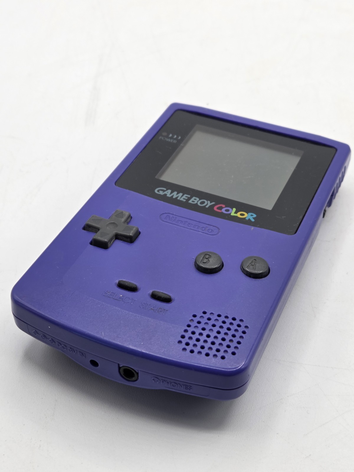Parts Repair Nintendo Game Boy Color Grape Handheld System and Ultimate BMX Game