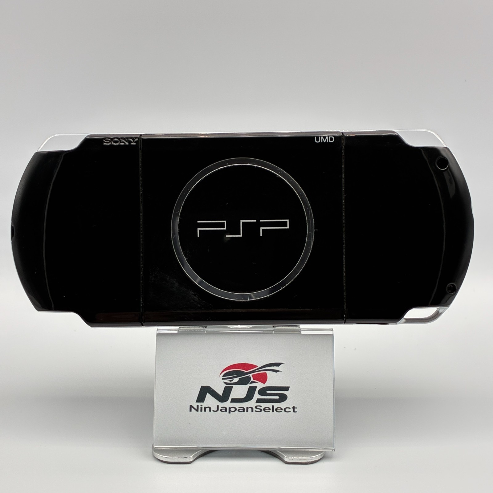 PSP-3000 Black w/ Glass Lens IPS Screen Upgrade New Battery USB-C connector 4GB