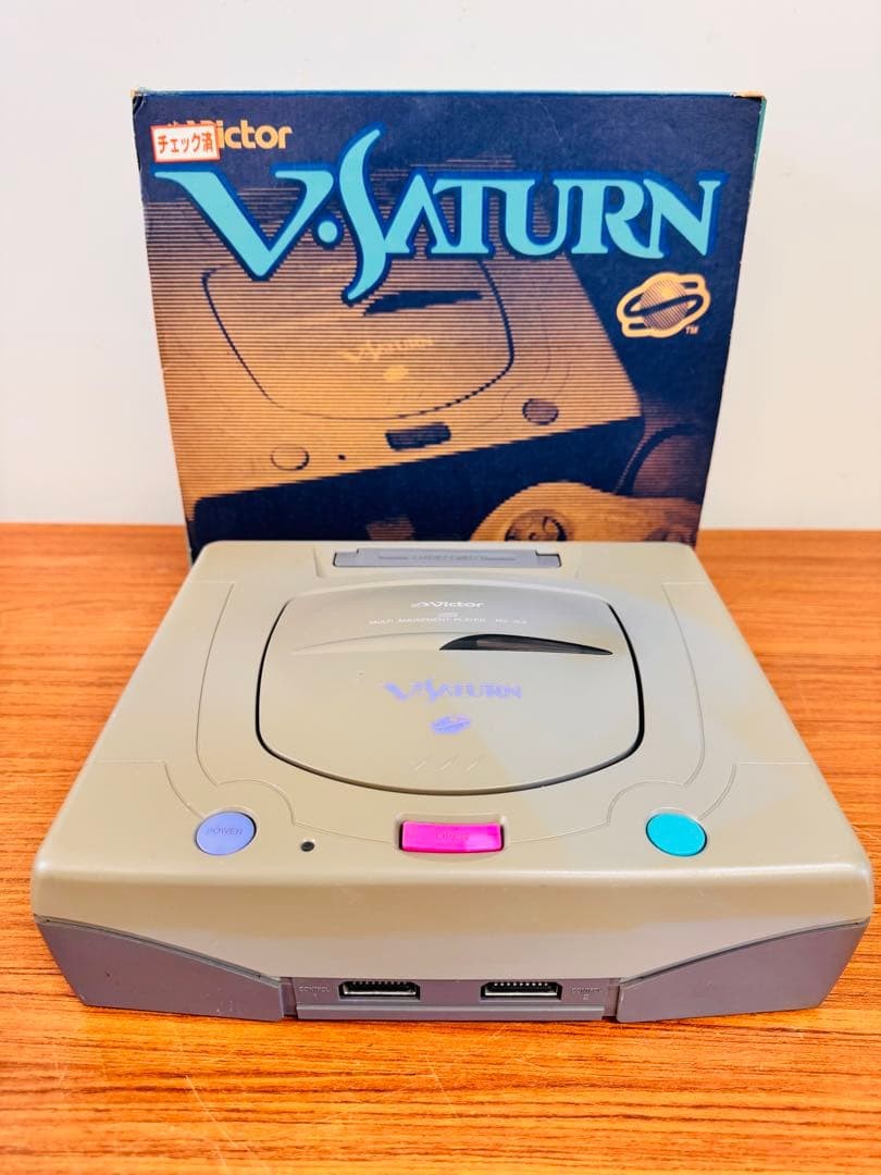 VICTOR V SATURN Console RG-JX2 Tested System «NTSC-J» Game Tested Good