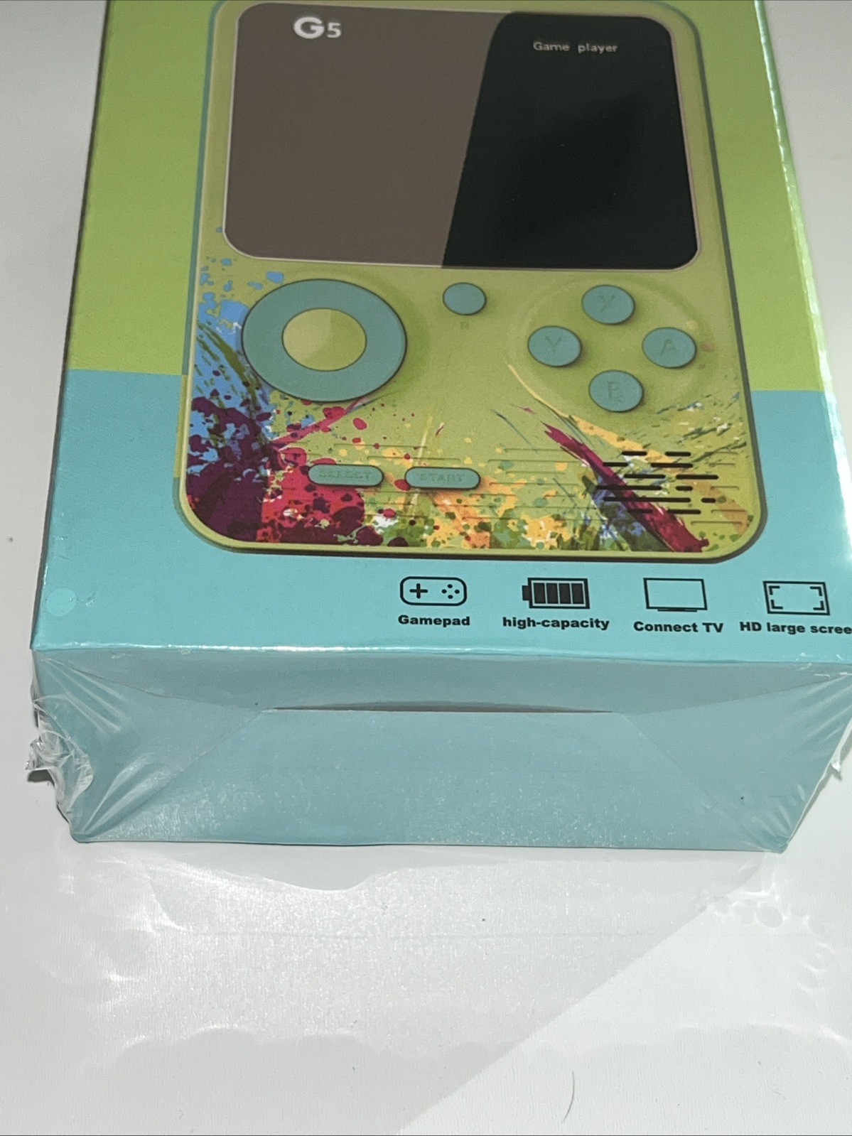 G5 Handheld Game Box Game Player 3″ Screen Gray TV Connect Capable New Sealed