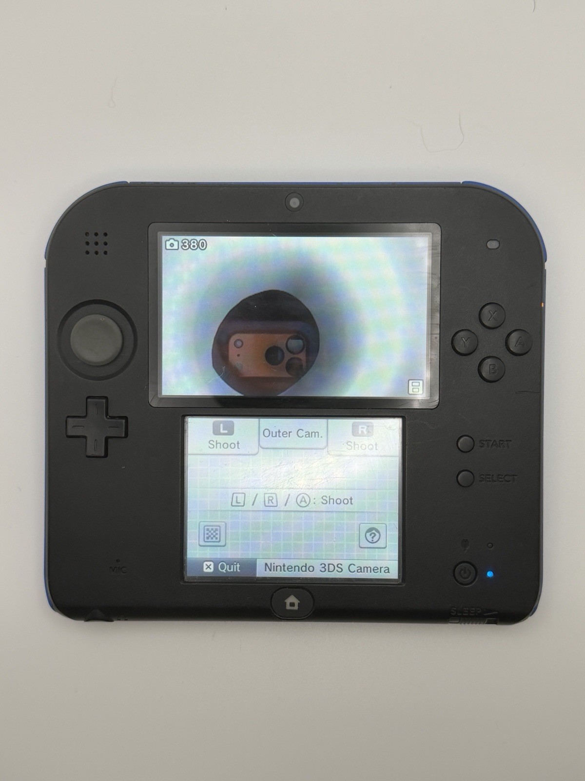 Nintendo 2DS Launch Edition Blue and Black Handheld System – Black/Blue