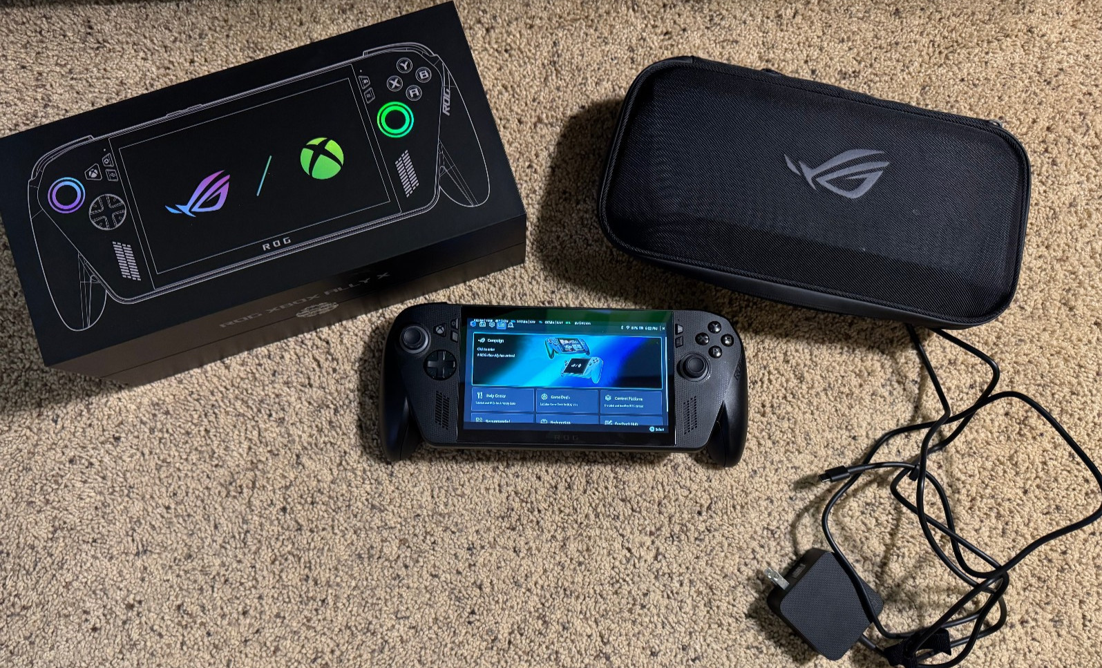ROG Xbox Ally X 1TB Wi-Fi USB-C Handheld Xbox Console w/Charger and Travel Case