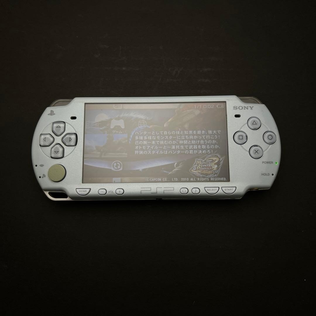 Sony PSP2000 Console Felicia Blue USED Japan Free Shipping Very Good Condition