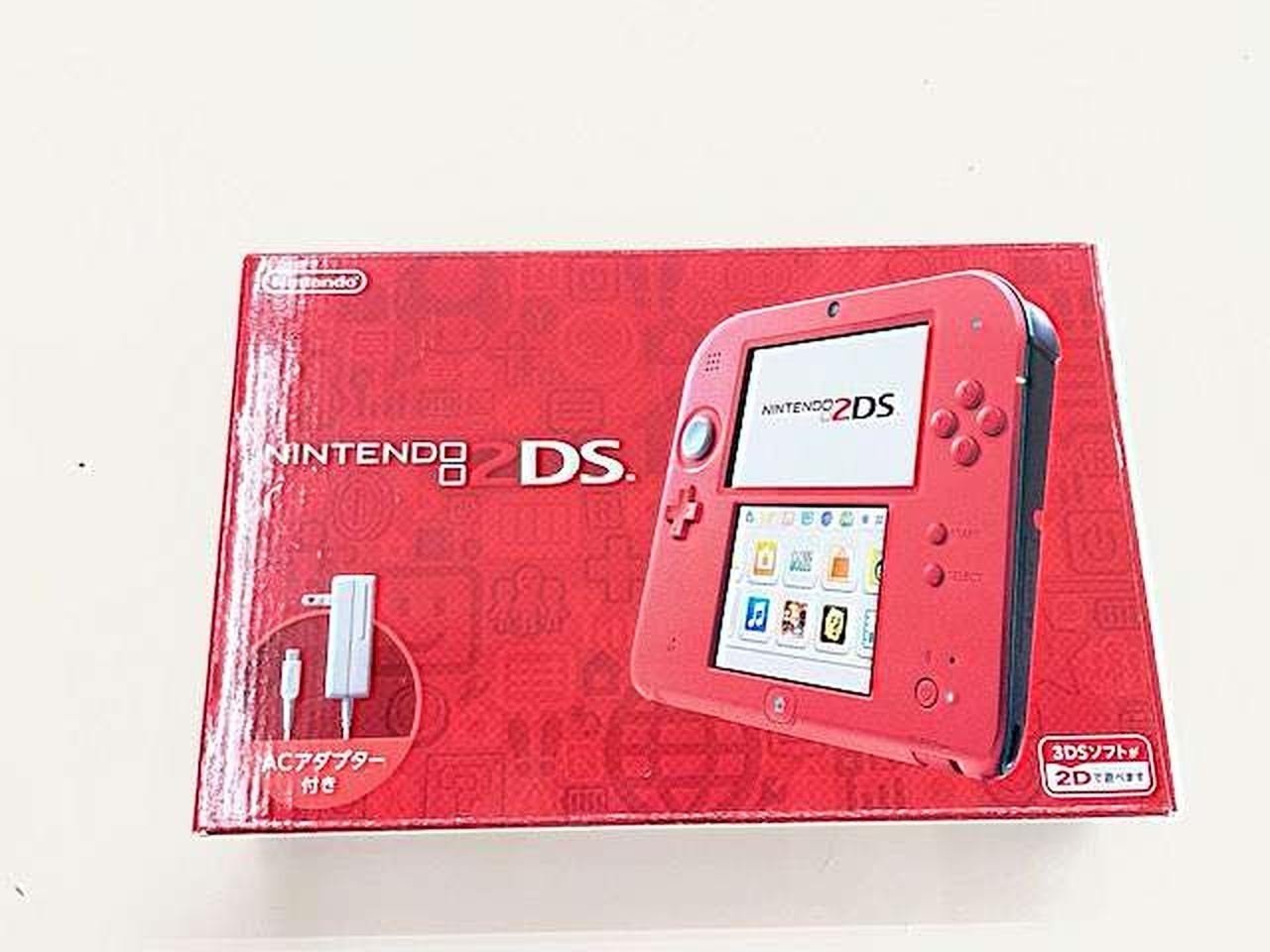 Nintendo 2DS FTR-001 Console with AC Adapter and Manual (Portable Gaming) A2477