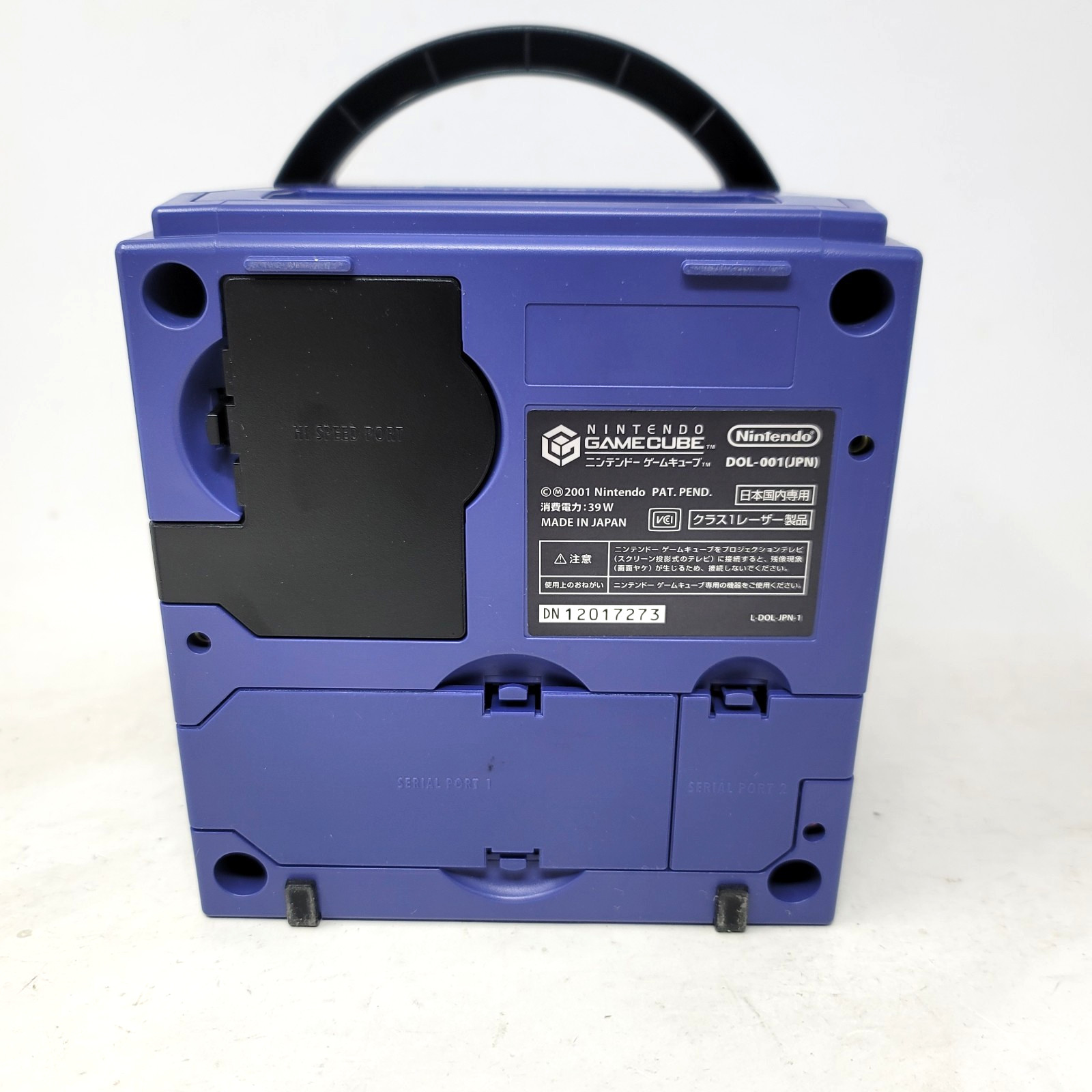 Nintendo GameCube DOL-001 Indigo DUAL REGION (NTSC/JPN) W/ Controller & Cords