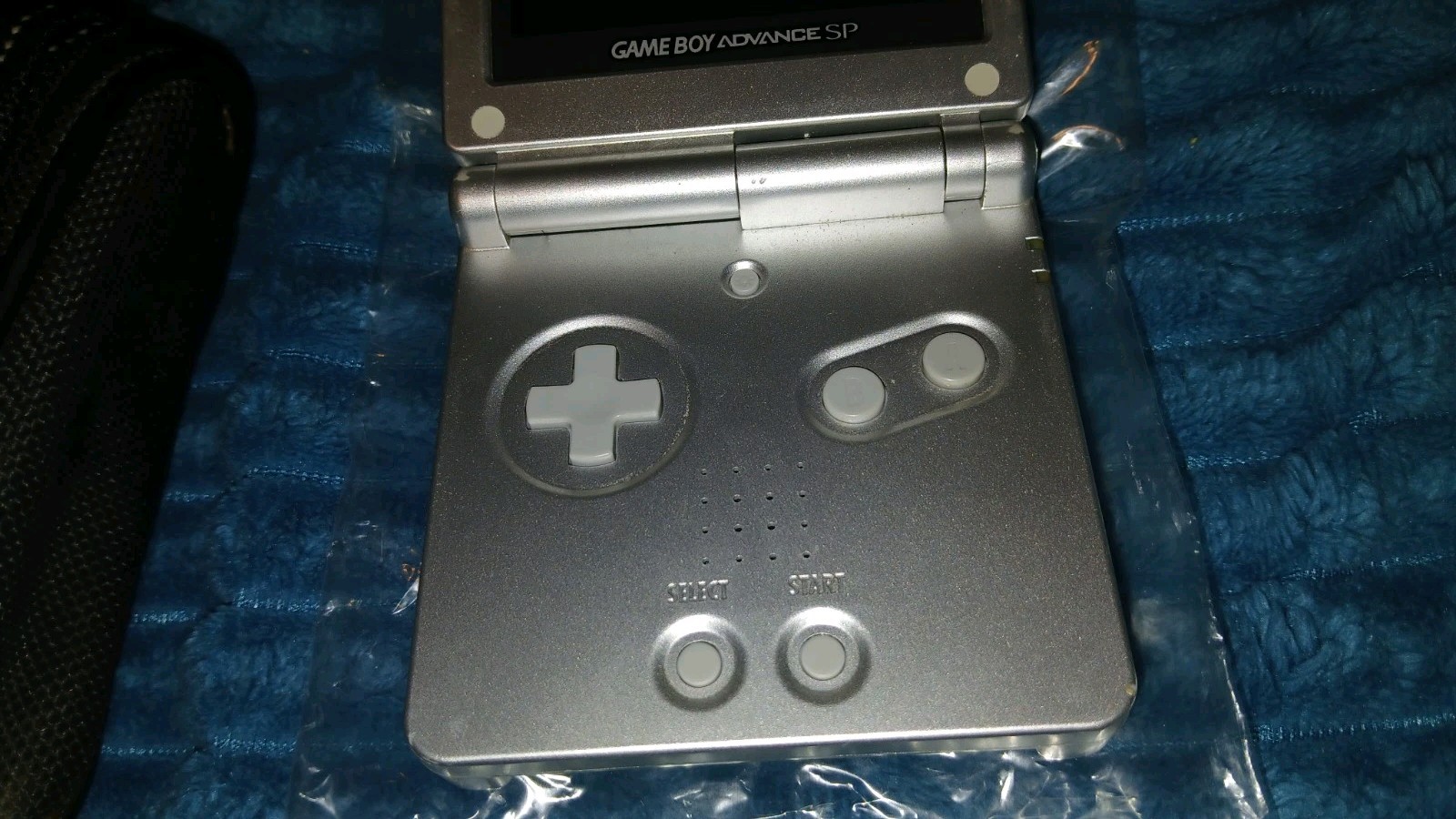 Nintendo Game Boy Advance GBA SP Platinum Near Complete In Box AGS-001 Works