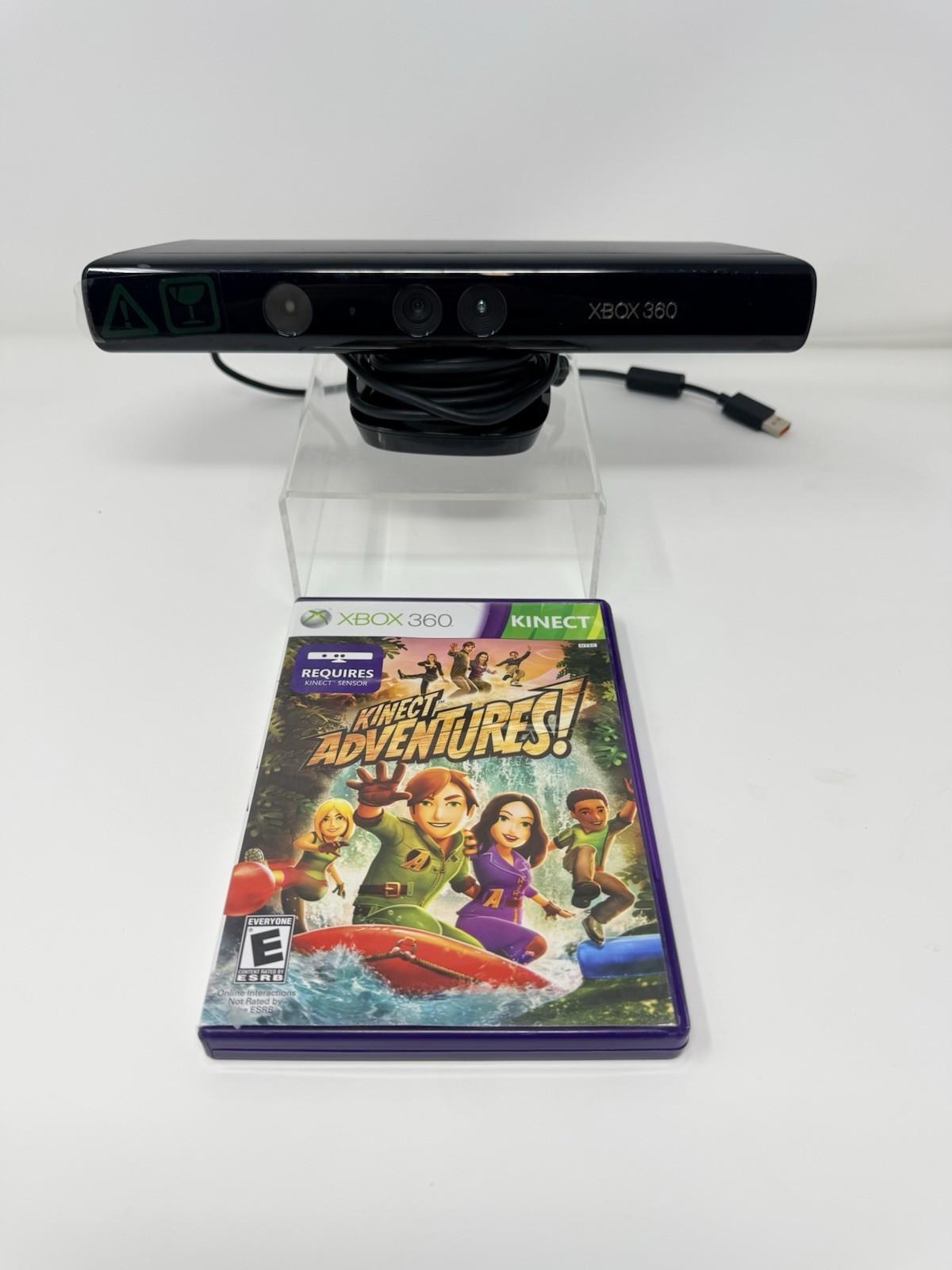 Microsoft Xbox 360 S 4GB Console Kinect Controller Box Tested