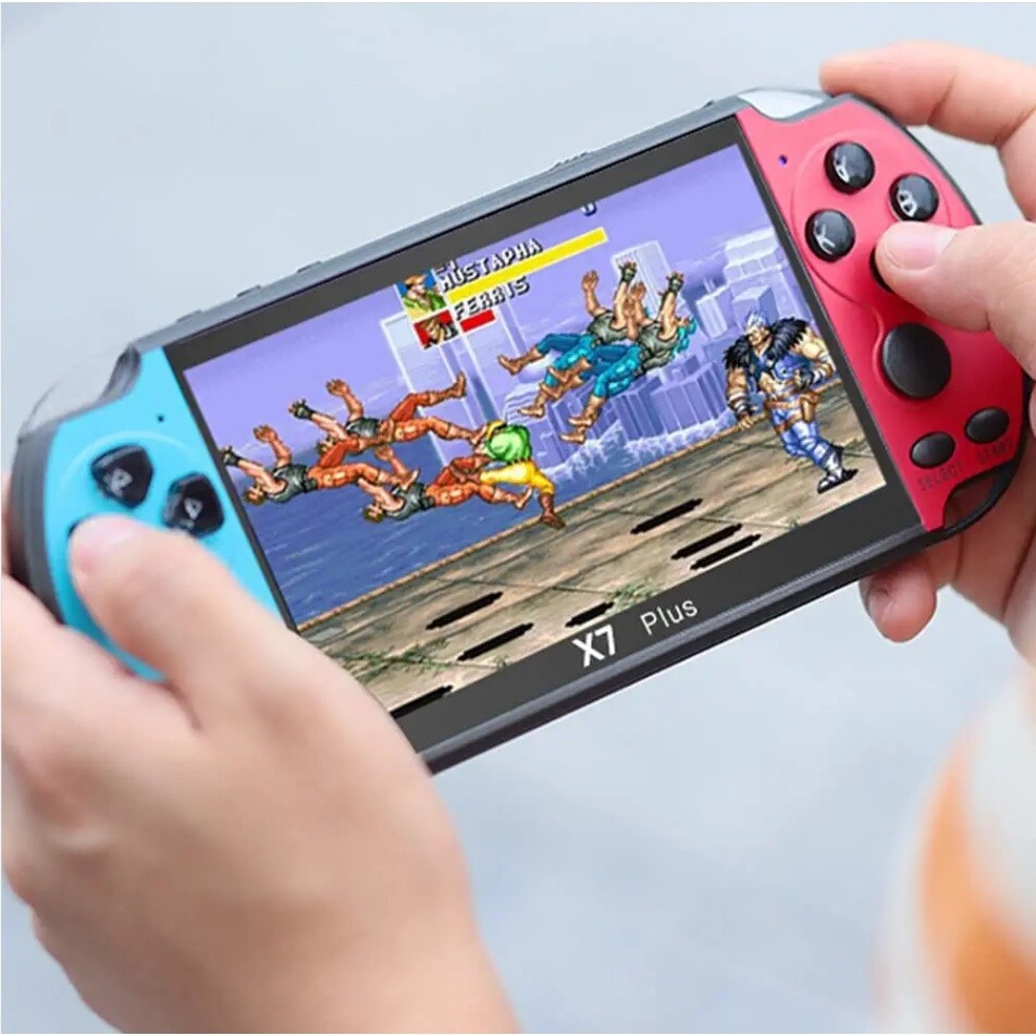 X7 Plus 5.1″ Dual Joystick Portable Handheld Game Console Built-in 10000+ Games