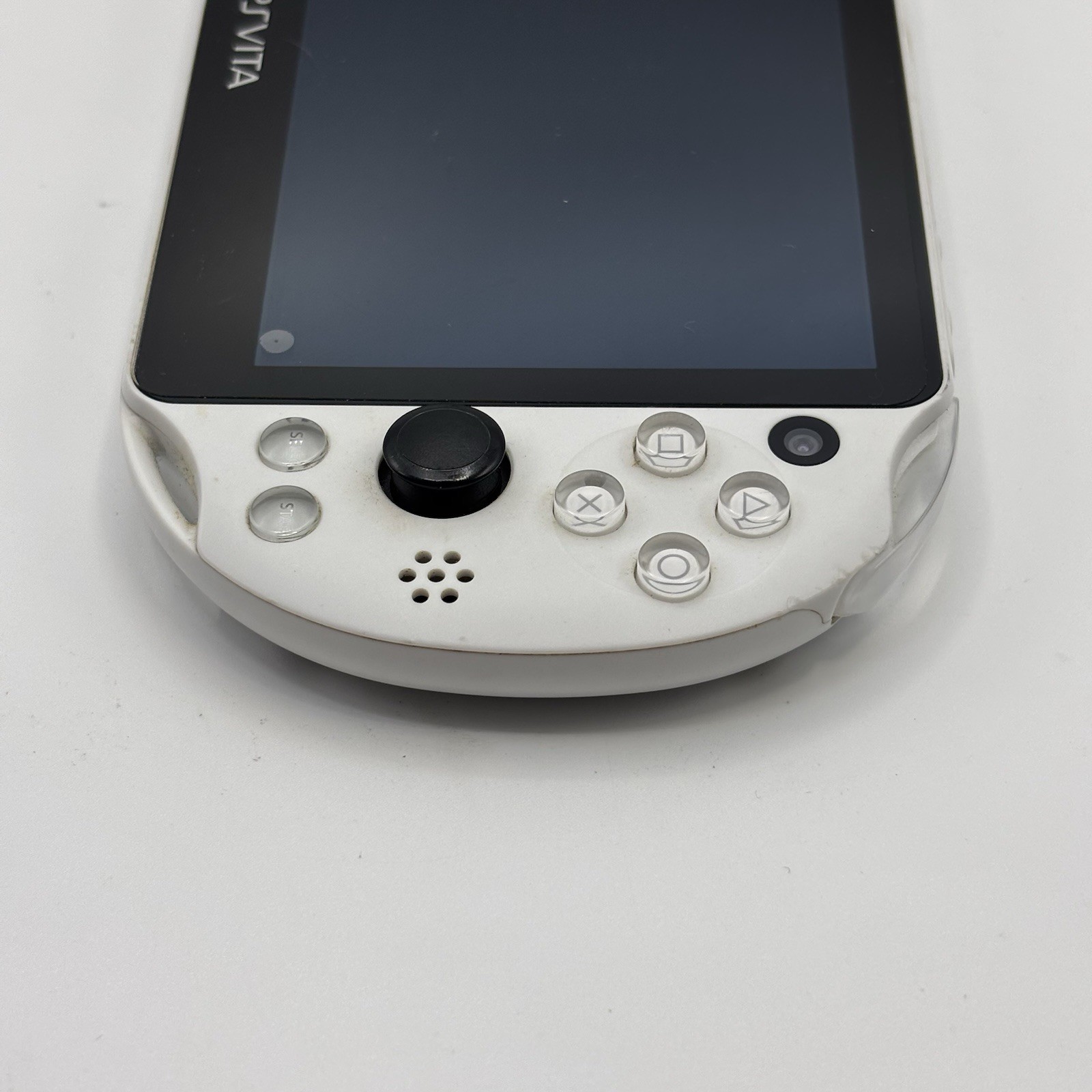 SONY PS Vita PCH-2000 Console White Very Good Fast Shipping No joystick drift.