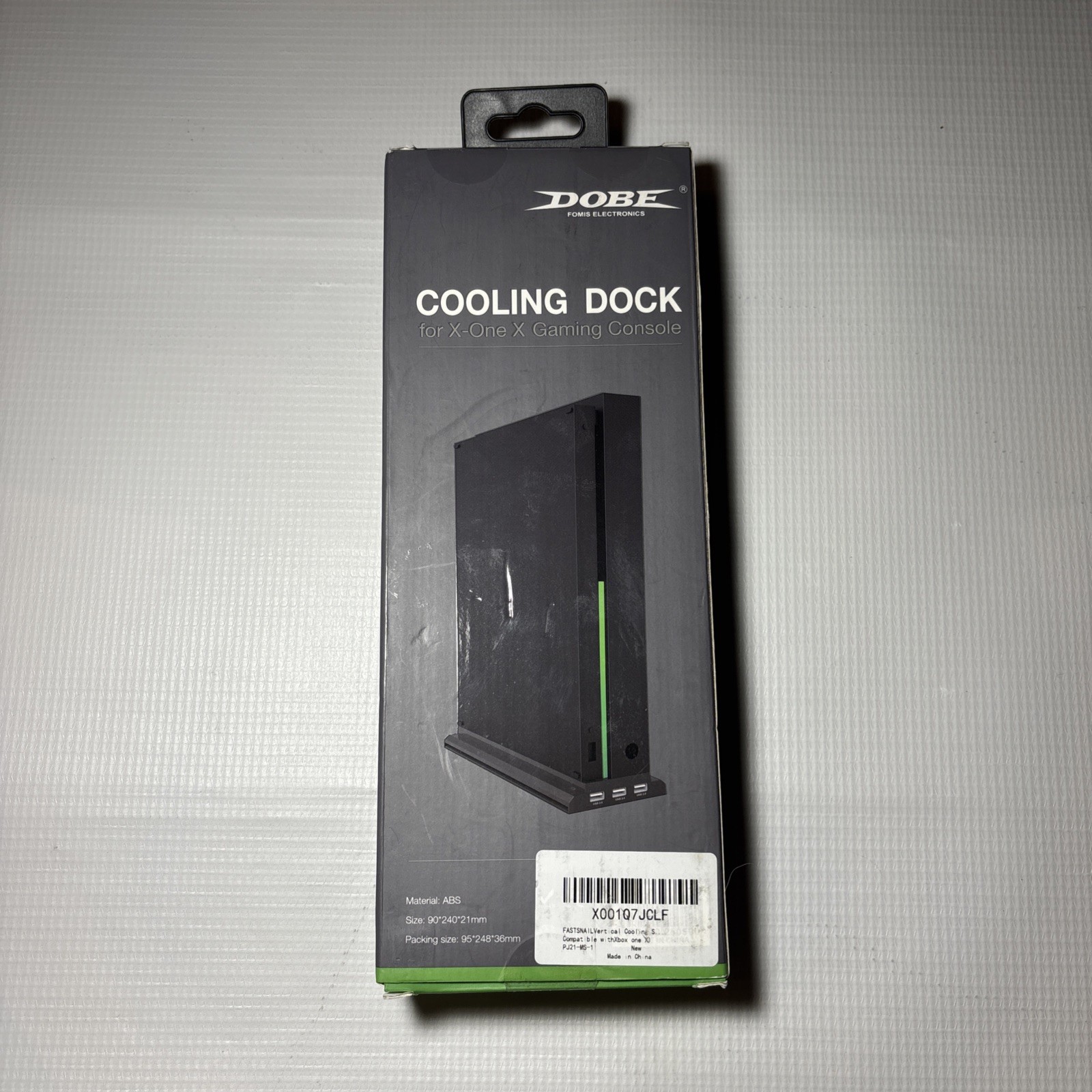 DOBE Cooling Dock for Xbox One X Gaming Console – Vertical Stand with USB Hub