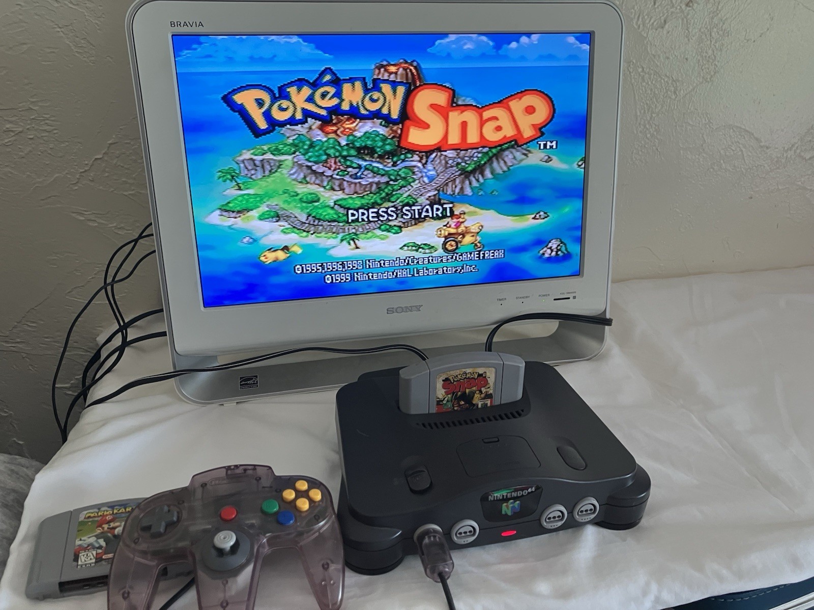 Nintendo 64 Console, OEM Grape Purple Controller New Thumbstick Tested Fast Ship