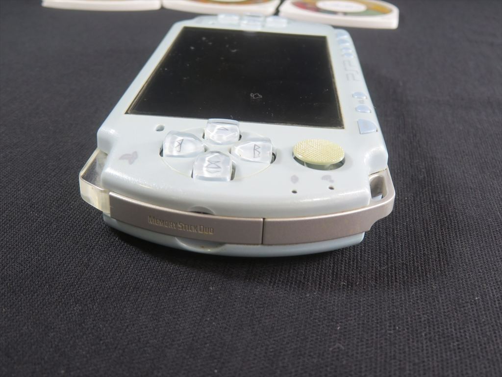 PSP 2000 Console SONY playstation portable Felicia Blue Japan 3 game for parts