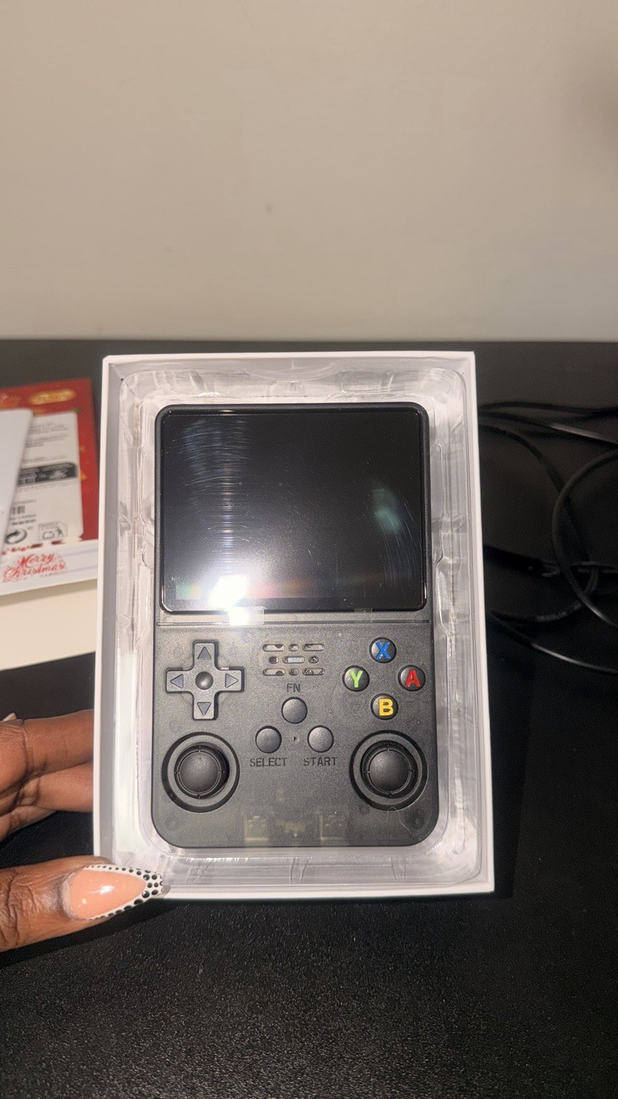 R36S Game Master Handheld Console 3.5″ IPS 64GB Black