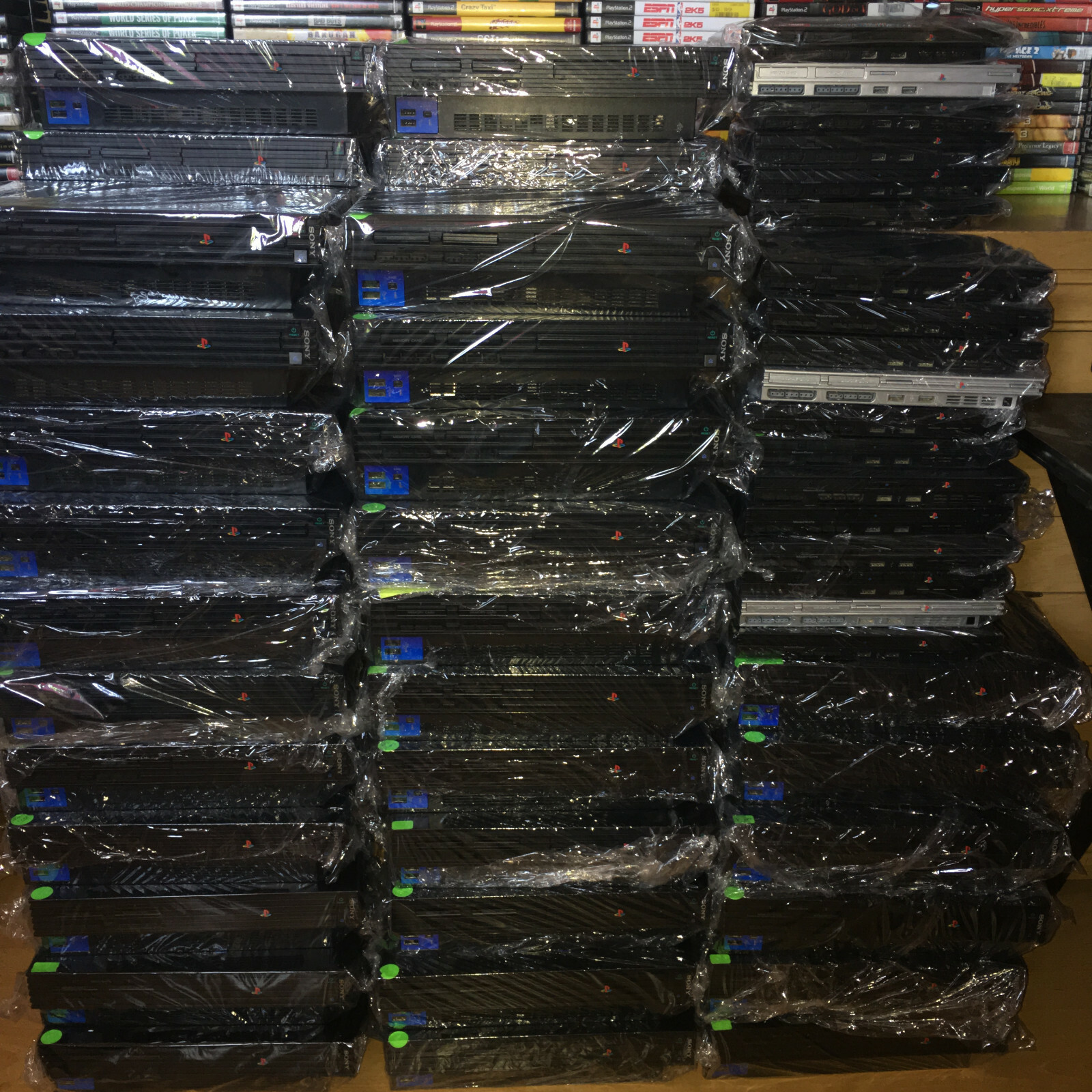 SONY PLAYSTATION 2 PS2 FAT OR SLIM CONSOLE LOT BUNDLE WITH 7 GAMES