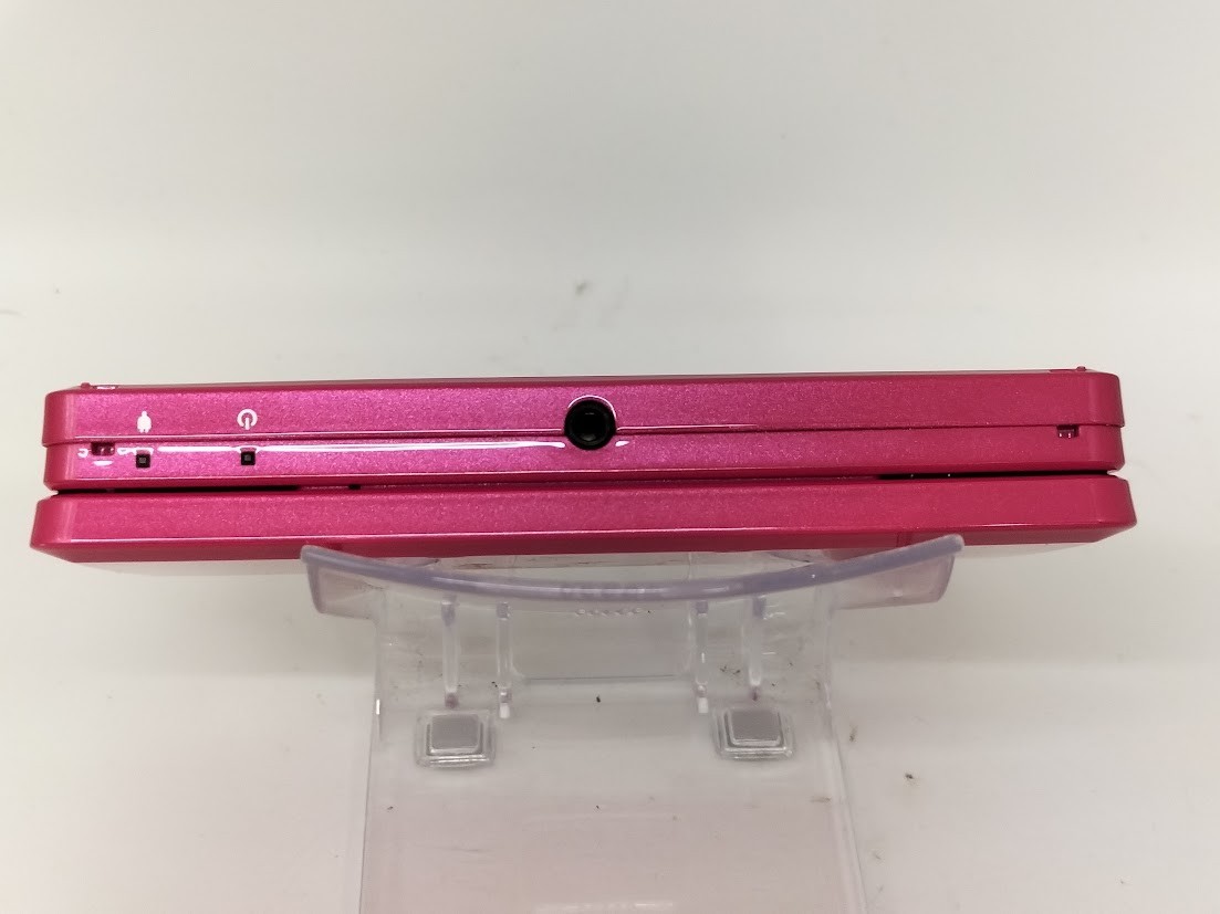 B7186 Nintendo 3DS console Gloss Pink Japan w/memory 4GB fx