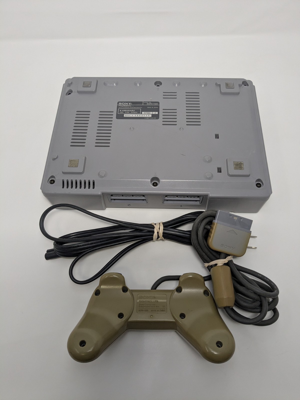 Sony PlayStation PS1 Console SCPH-7000 Japan NTSC-J Import W/Controller & Cable
