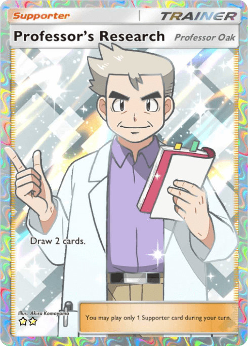Pokemon TCG Pocket – Trade Professer’s Research ( Oak ) – 2 Star English Card