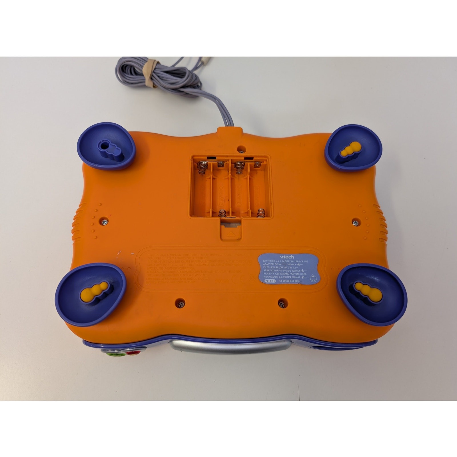 V-tech V.Smile TV Learning System w/ 12 games – Orange – USED