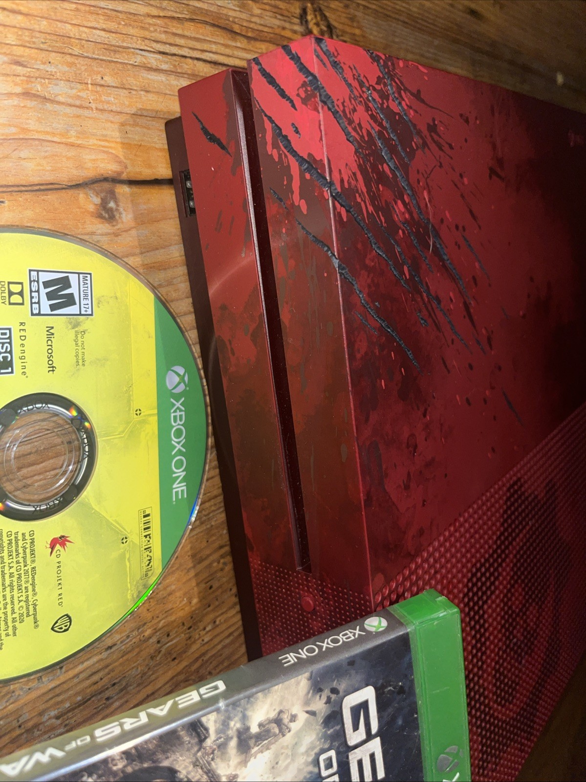 Microsoft Xbox One S Gears of War 4 Limited Ed 2TB w/ 20+ Games Custom Control
