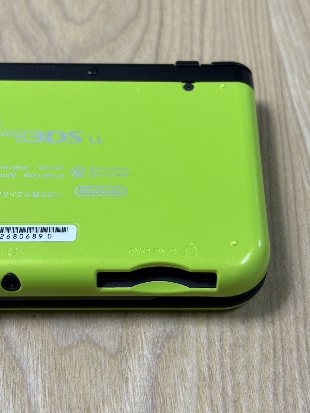 Dual IPS New Nintendo 3DS LL Lime Green Black Console Tested Working