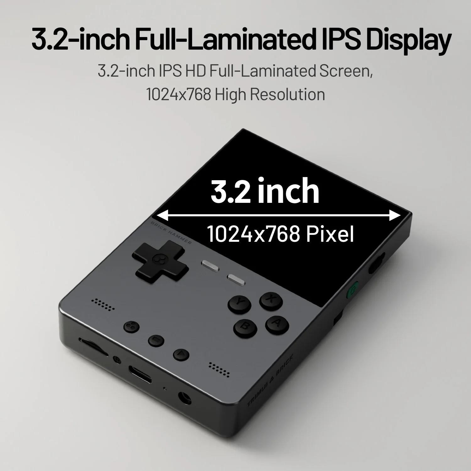 Trimui Brick + Hammer Retro Handheld Video Game Console + 128GB Card + Knulli UK